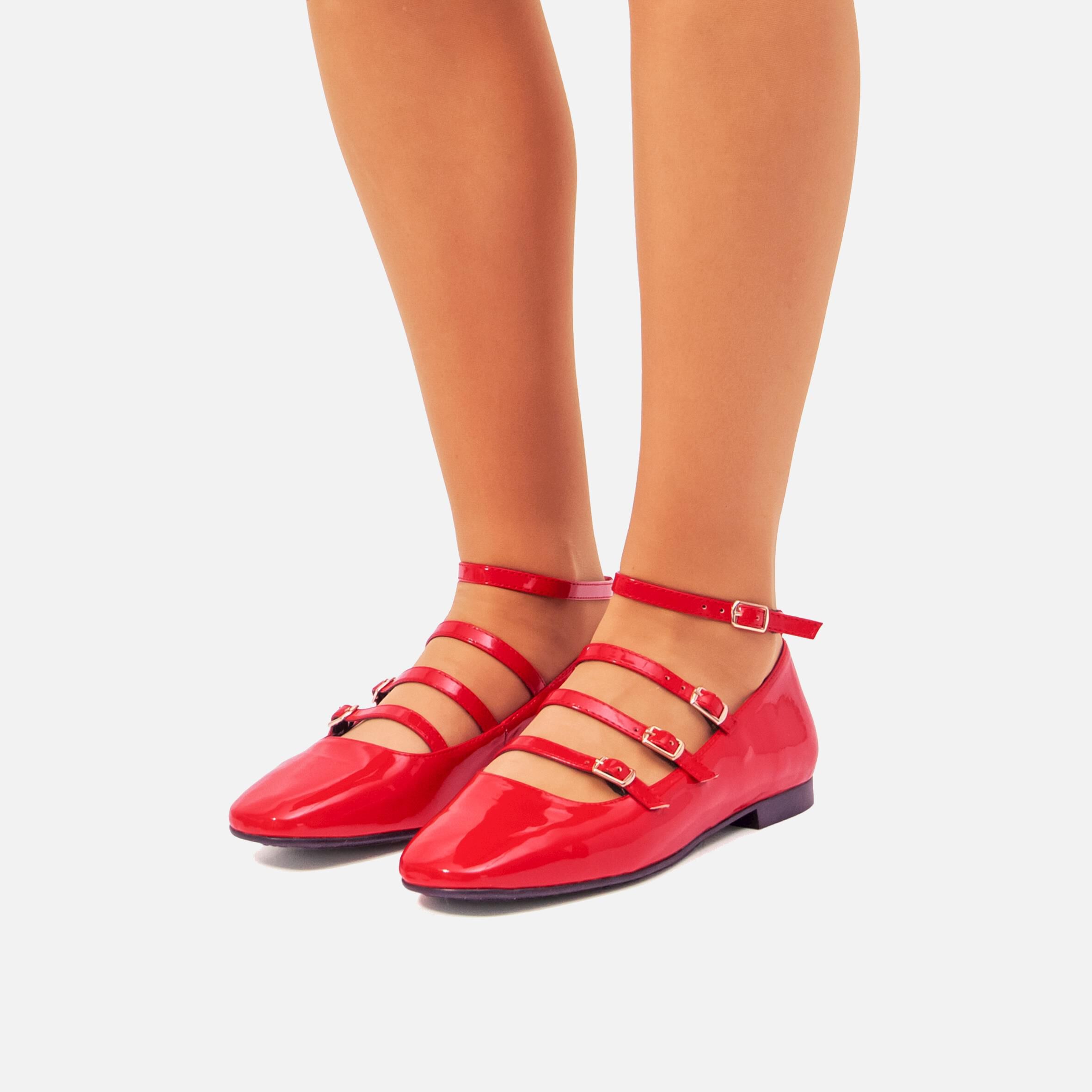 Acheter CAMILLE rouge 57647 Chaussures plates Mtng pour Femme